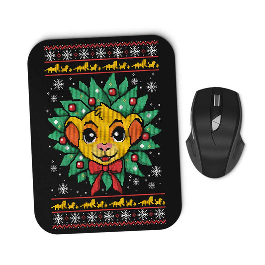 Lion Christmas - Mousepad