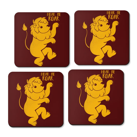 Lion Kawaii - Coasters