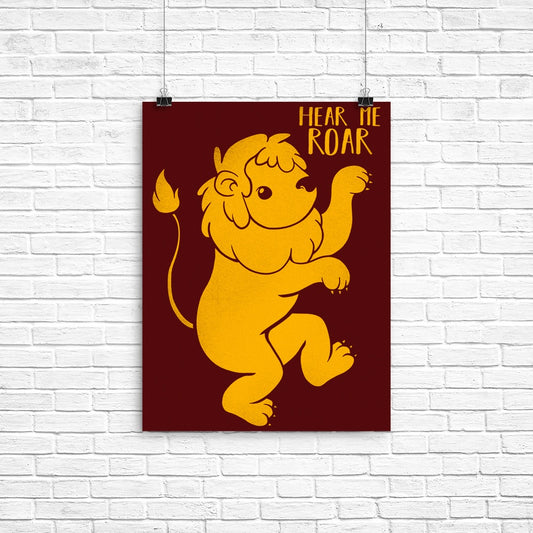 Lion Kawaii - Poster