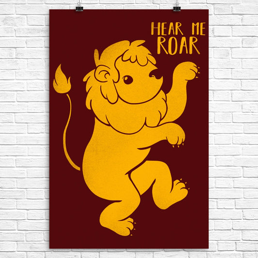 Lion Kawaii - Poster