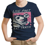 Live Fast, Eat Trash - Youth Apparel