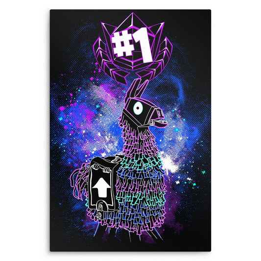 Llama Art - Metal Print