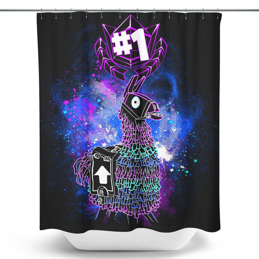 Llama Art - Shower Curtain