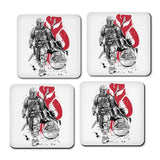 Lone Hunter and Cup - Coasters