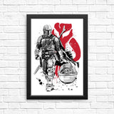 Lone Hunter and Cup - Posters & Prints