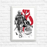 Lone Hunter and Cup - Posters & Prints