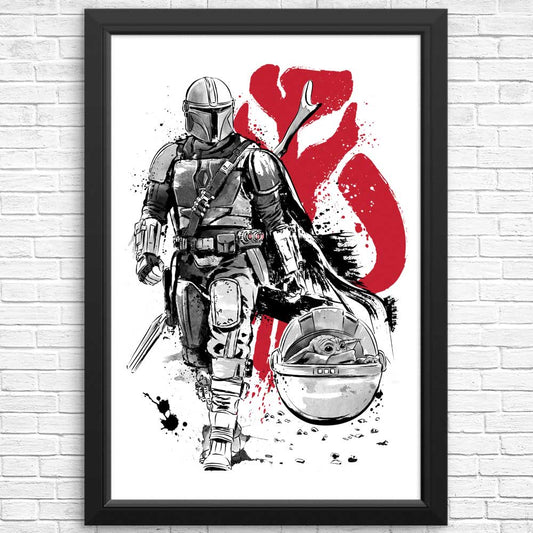 Lone Hunter and Cup - Posters & Prints