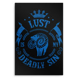 Lust is My Sin - Metal Print