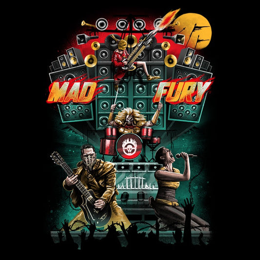 Mad Fury Concert Tour - Throw Pillow