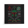 Mandalorian Sweater - Canvas Print