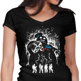 Marshmallow Ghost - Women's V-Neck