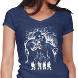 Marshmallow Ghost - Women's V-Neck