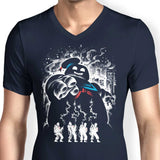 Marshmallow Ghost - Men's V-Neck