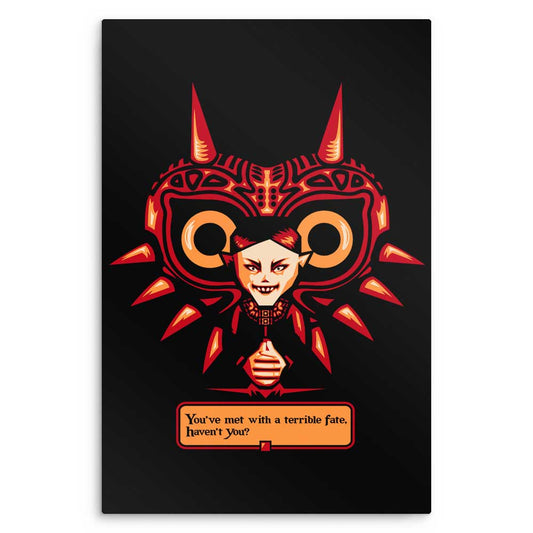 Masked Fate - Metal Print