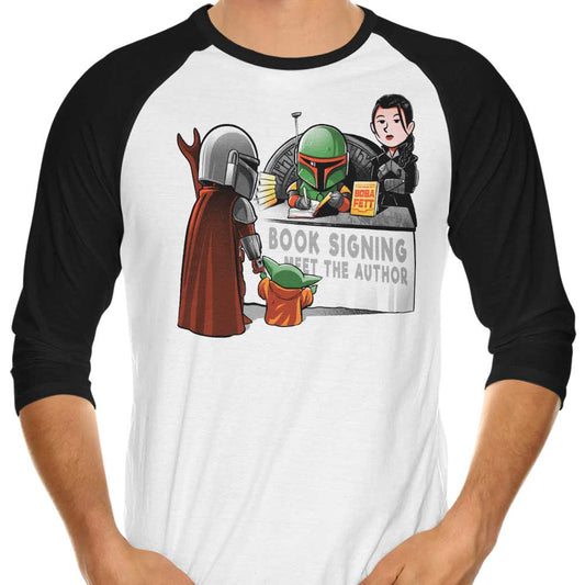 Meet the Author - 3/4 Sleeve Raglan T-Shirt