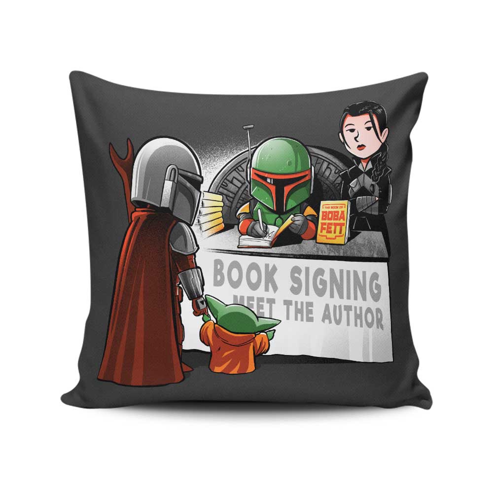 Meet the Author - Throw Pillow