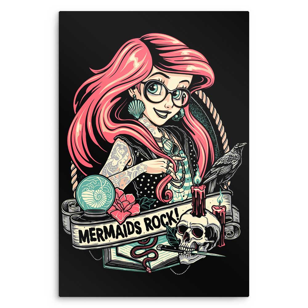 Mermaid's Rock - Metal Print