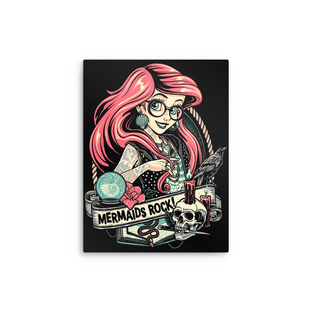 Mermaid's Rock - Metal Print