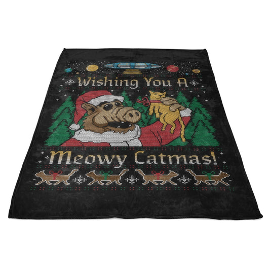 Merry Alfmas - Fleece Blanket