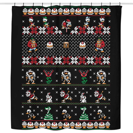 Merry Christmas Uncle Scrooge - Shower Curtain