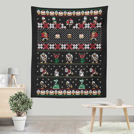 Merry Christmas Uncle Scrooge - Wall Tapestry