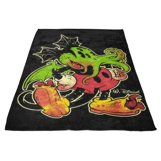 Mickthulhu Mouse - Fleece Blanket