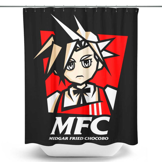 Midgar Fried Chocobo - Shower Curtain