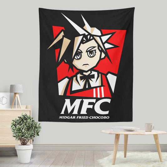 Midgar Fried Chocobo - Wall Tapestry