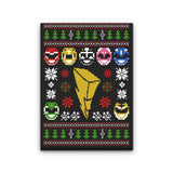 Mighty Morphin' Sweater - Canvas Print