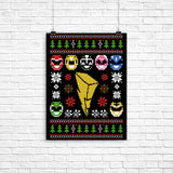 Mighty Morphin' Sweater - Poster