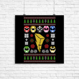 Mighty Morphin' Sweater - Poster