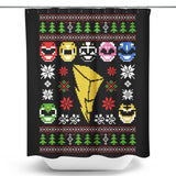 Mighty Morphin' Sweater - Shower Curtain