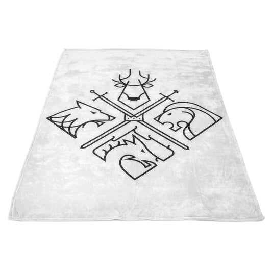 Minimal Thrones (Alt) - Fleece Blanket