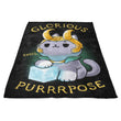 Mischief Cat - Fleece Blanket