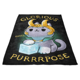 Mischief Cat - Fleece Blanket