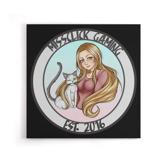 MissClick Gaming - Canvas Print