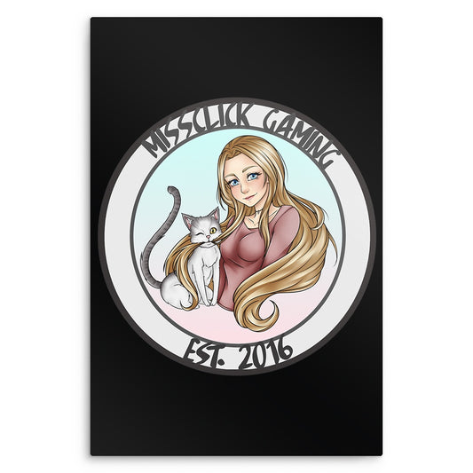 MissClick Gaming - Metal Print