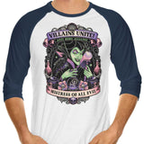 Mistress of All Evil - 3/4 Sleeve Raglan T-Shirt