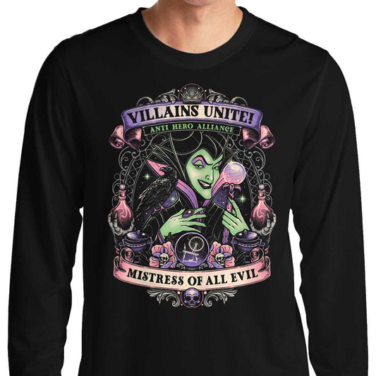 Mistress of All Evil - Long Sleeve T-Shirt