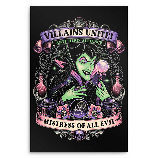 Mistress of All Evil - Metal Print