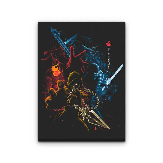 Mortal Fighters - Canvas Print