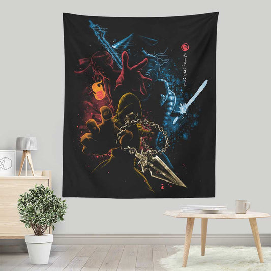 Mortal Fighters - Wall Tapestry