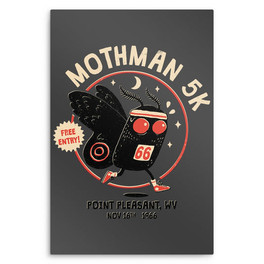 Mothman 5k - Metal Print