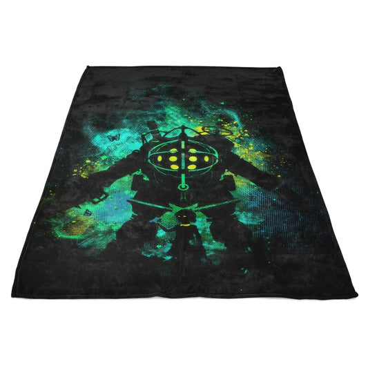 Mr. Bubble Art - Fleece Blanket