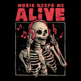 Music Keeps Me Alive - Wall Tapestry