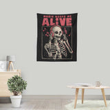 Music Keeps Me Alive - Wall Tapestry