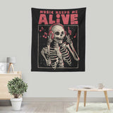 Music Keeps Me Alive - Wall Tapestry