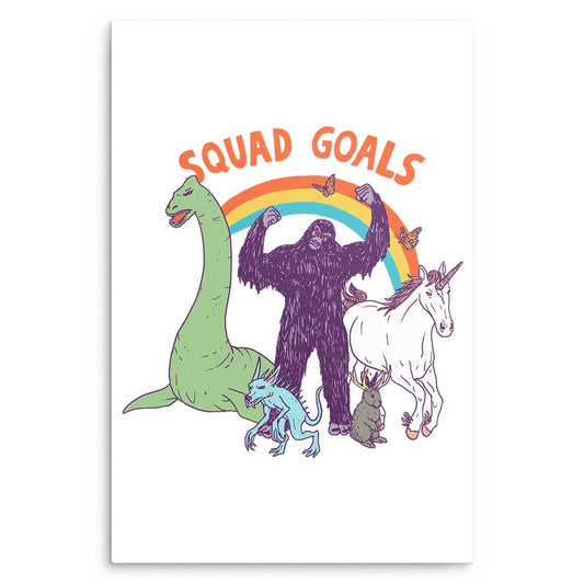 Mythical Squad Goals - Metal Print