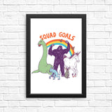 Mythical Squad Goals - Posters & Prints