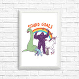 Mythical Squad Goals - Posters & Prints